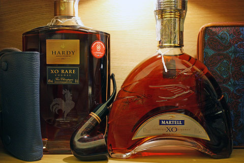 Cognac Hardy e Martell